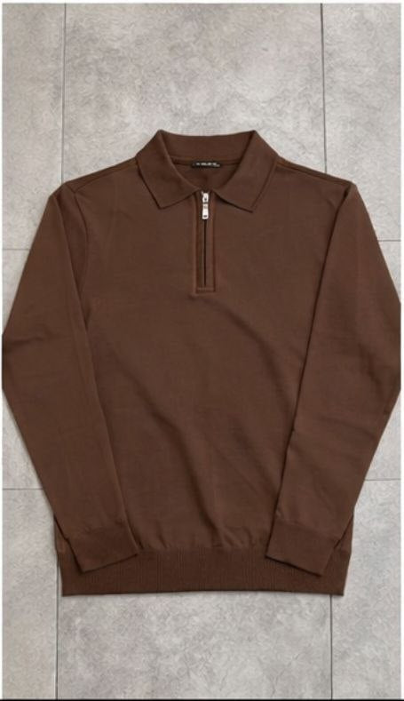 سويتر رجالي بسحاب نصفي – أناقة بسيطة ولبس يومي